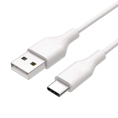 USB 2.0 A-C összekötő kábel, 1.0m, fehér