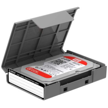   Orico HDD Protecion Box 3.5" merevlemez védő doboz (szürke)