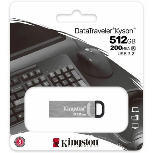 Kingston DataTraveler Kyson 512GB pendrive (Type-A, USB 3.2)