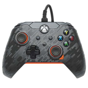   PDP Atomic Carbon fekete vezetékes XBOX kontroller + ajándék 1 hónapos Game Pass