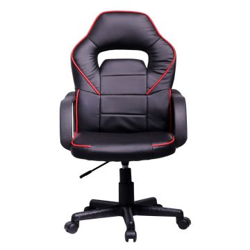 1R1S Gaming Chair 100 gamer szék (fekere-piros)