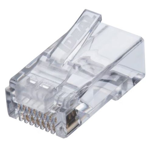 RJ45 dugó, kerek kábelre (8P8C)