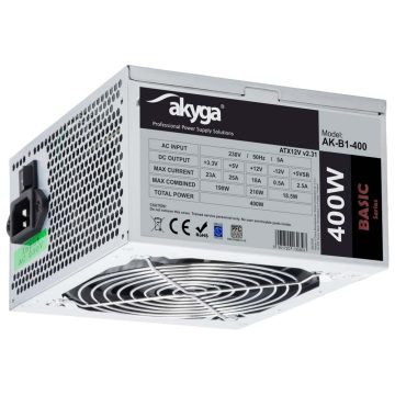 Akyga AK-B1-400 400W 12cm ATX tápegység